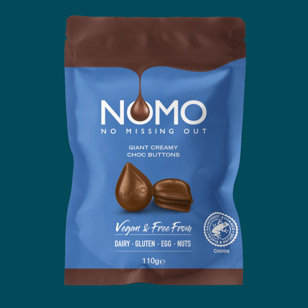 Nomo Creamy Chocolate Giant Buttons