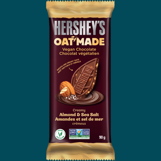 Hershey's Oat Made Almond Sea Salt vegan chocolate