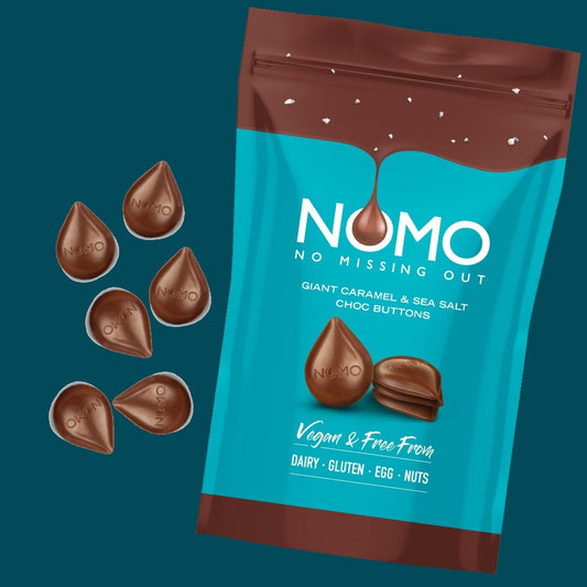 Nomo Giant Buttons Sea Salt and Caramel