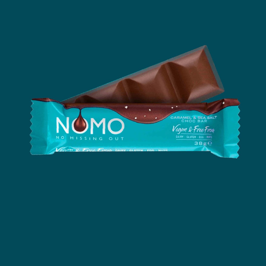 Nomo Caramel and Sea Salt Chocolate Bar