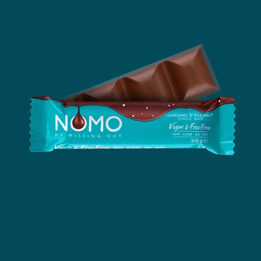 Nomo Caramel and Sea Salt Chocolate Bar